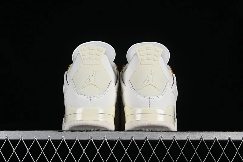 All categories Air Jordan Jordan series basketball shoes Air Jordan 4 C version Air Jordan 4 Retro "Metallic Gold" AJ4 Joe 4 meters white gold AQ9129-170